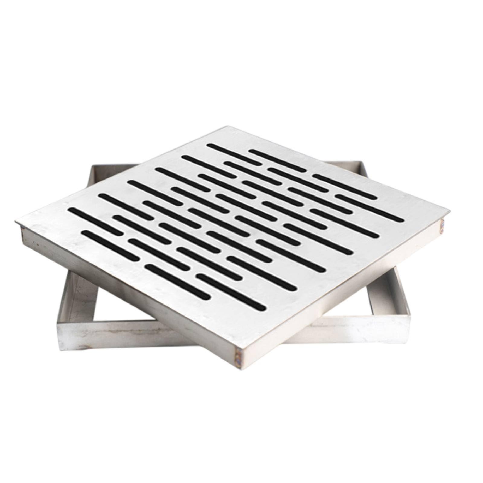 200 * 200 * 20mm Heavy Duty Drain Cover Made from For Stainless Steel for Reliable Water Drainage (200 * 200 * 20mm)