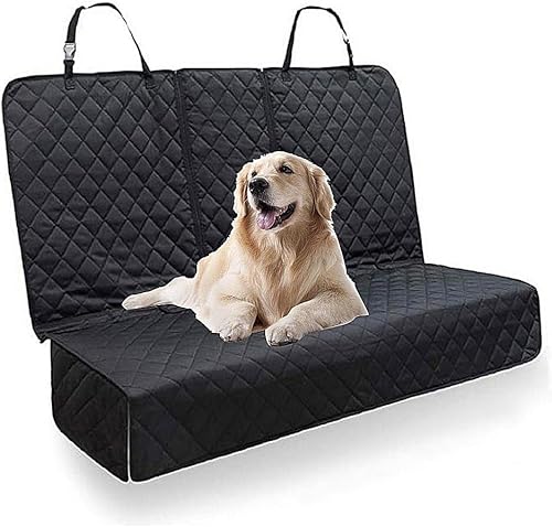 ペット ドライブシート 安全ベルト付き 車 犬 犬用 ペットシートカバー 後部座席 用 防水 車 車載 ドライブベッド 犬用 大型犬 中型犬