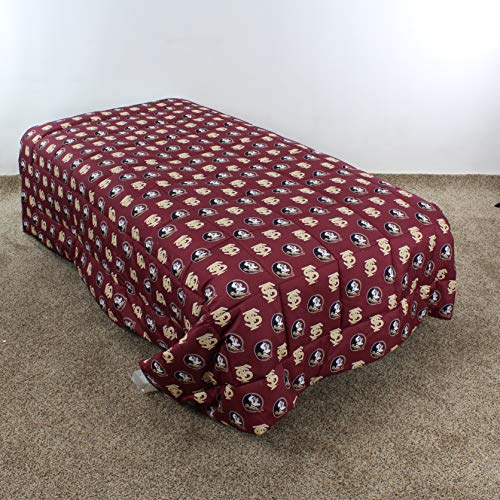 College Covers Everything Comfy Florida State Seminoles Reversible Big Logo Soft And Colorful Comforter, Twin #TOP3