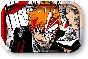 Anime Rolling Tray and Ash Tray, a Premium Anime-Themed Metal Tray for Versatile Use