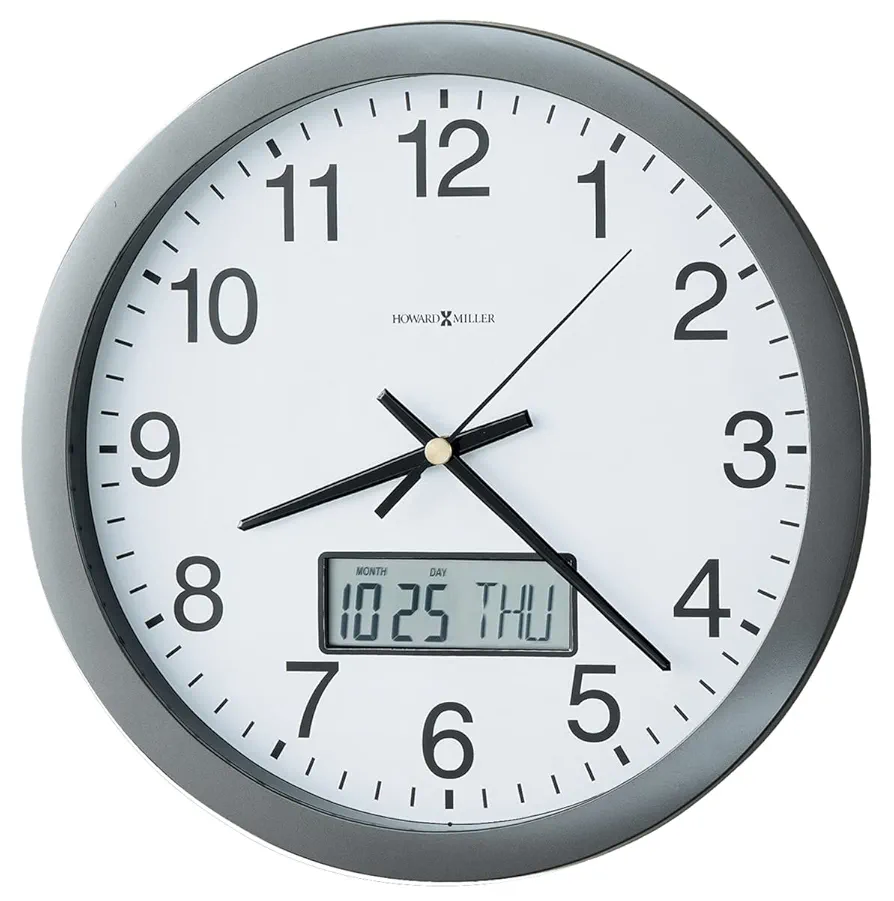 Amazon.com: Howard Miller Chronicle Wall Clock, Grey