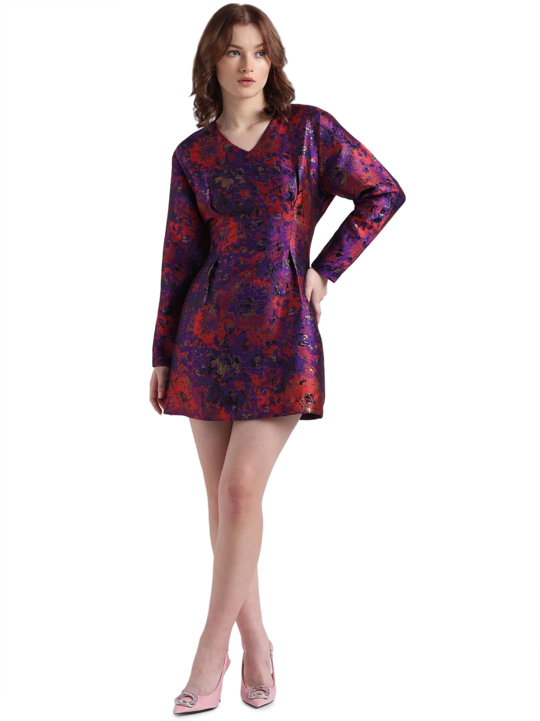 ONLY Women's Polyester A-Line Mini Dress