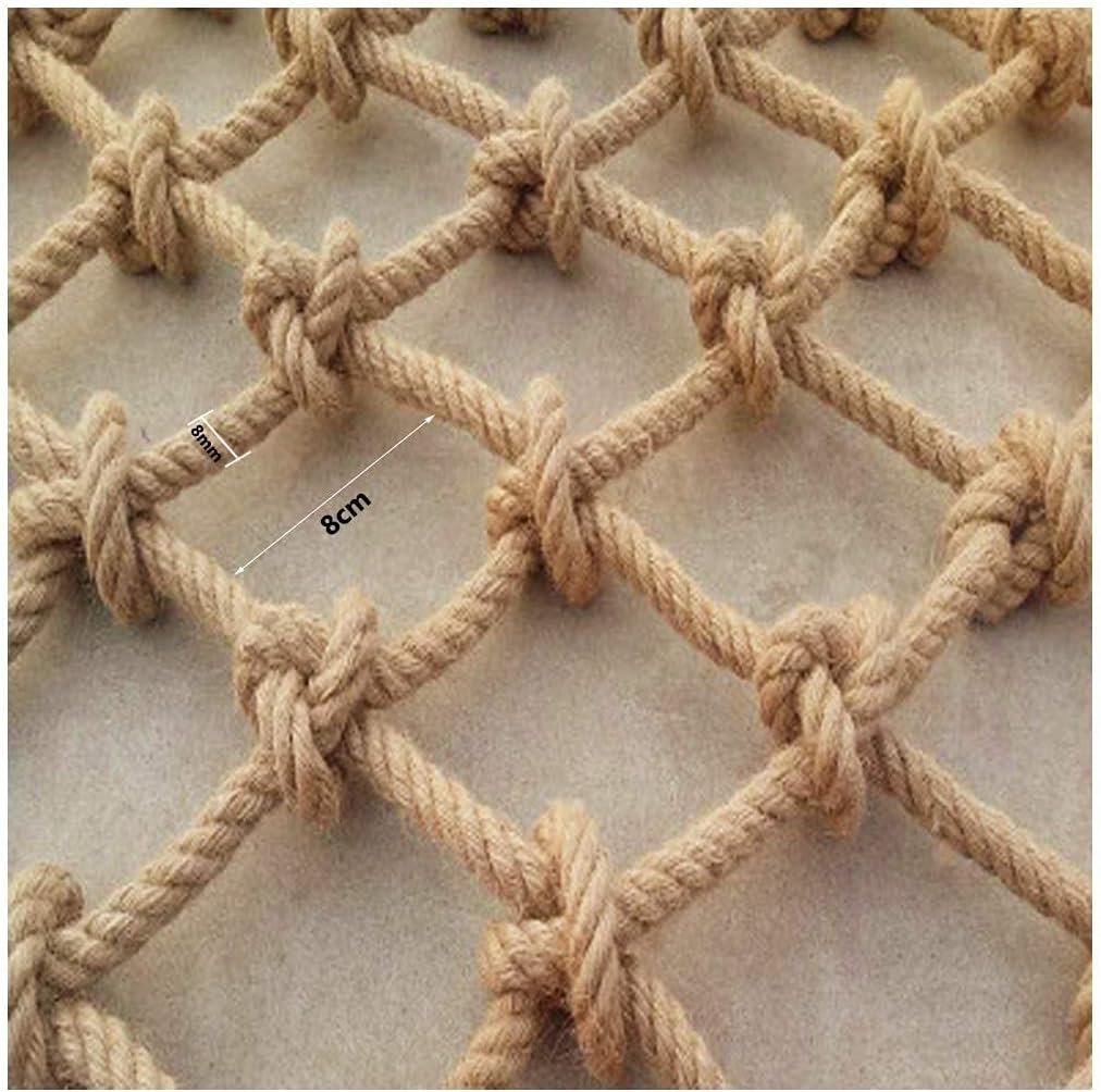 Child Climbing Net Safety Net, Balcony Protective Net Shatterproof Net Decoration, Anti-cat Net Garden Hammock Swing Safety Net, Weaving Net Child Protective Net Rope Netting