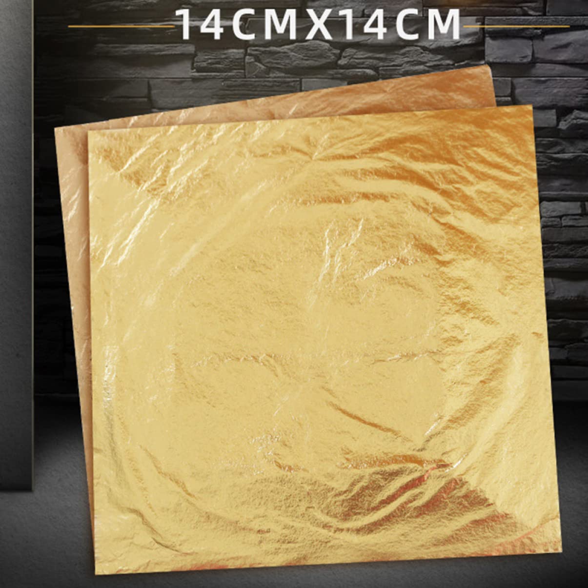 FOMIYES 3sets Foil Paper for Painting Decorative Foil Sheets Gold Paper Art Supplies 100pcs*3