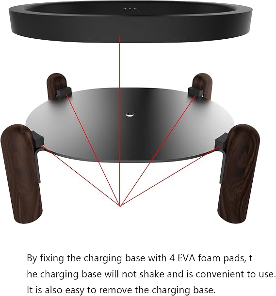 Desk Black Walnut Stand for Sonos Move 2 Speaker (Sonos Move 2)