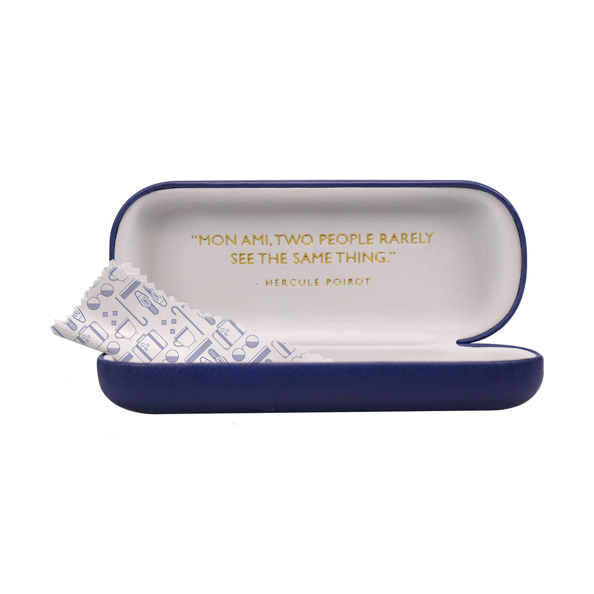 Half Moon Bay Agatha Christie - Glasses Cases - Agatha Christie Glasses Case - Mon Ami