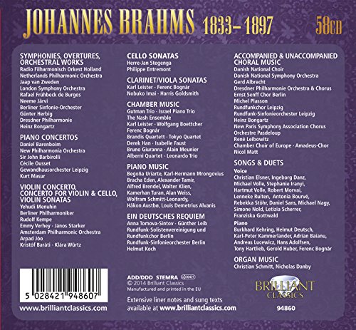 『Brahms: Complete Edition』のトップ画像