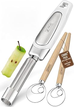 أداة Orblue Premium Apple Corer وحزمة مخفقة العجين الدنماركية
