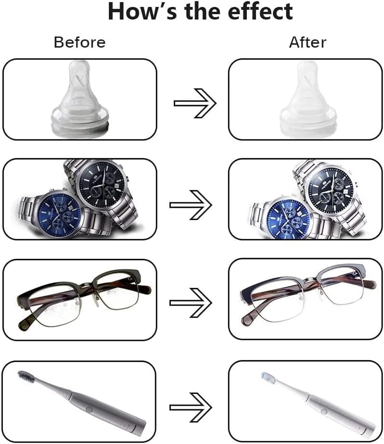 Uten 750mL Ultrasonic Cleaner Machine Portable for Jewellery Watches Dentures Glasses Coins