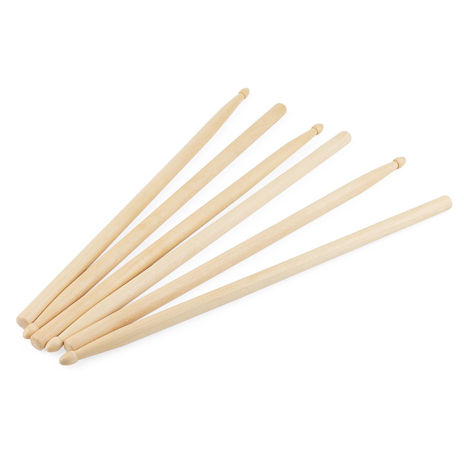 Bacchette Per Batteria 5A In Legno D'Acero - 20 Paia Con Punta Ovale - Foto 10