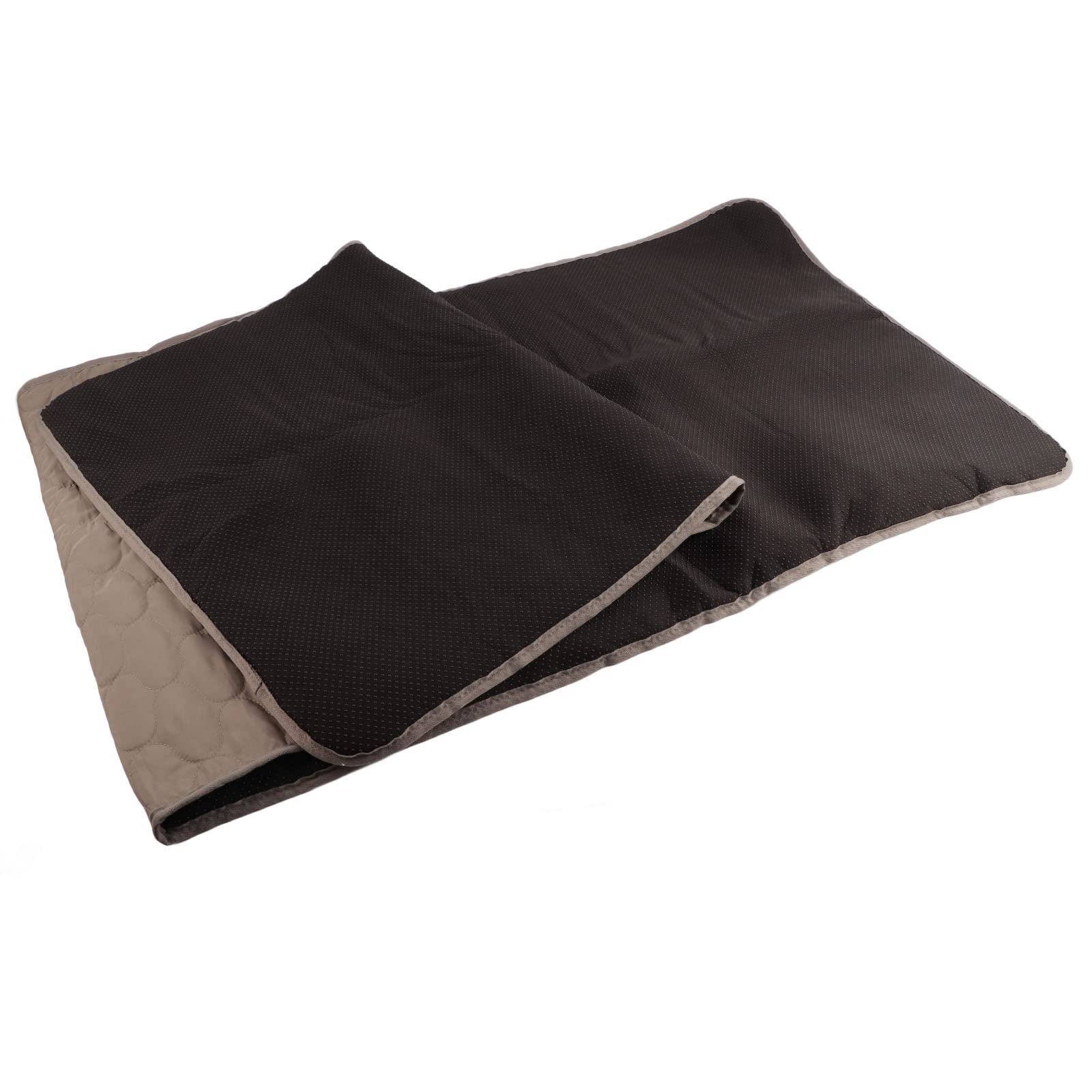 Coperta Riscaldata Elettrica USB, Portatile, Morbido, a Riscaldamento Rapido, per Campeggio, Esterno, Tensione di Sicurezza 5 V, Tessuto in Poliestere Premium (Grigio)