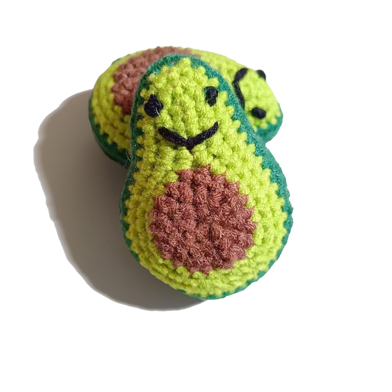 Cute Knitted Avocado, Handmade Woolen Avocado Toy, Adopt A Avocado, Funny Crochet Avocado Doll for Home Decor, Gift, Stress Relief