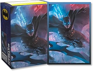 Dragon Shield Sleeves â€“ Dragon Shield Limited Edition Brushed Art: Batman 100 CT - MTG Card Sleeves are Smooth & Tough - Compatible with Pokemon & Magic The Gathering Cards
