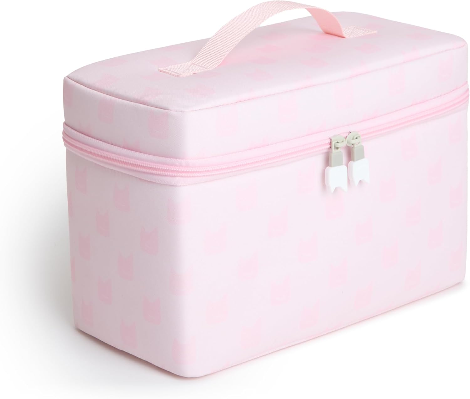Tonies All-in-One Travel Bag - Sturdy Hard Case for Toniebox 2, Tonieplay Controller, Headphones, and 4 Figurines - Cloud Pink
