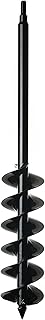 Power Planter Large Bulb Auger- 4"x28" Drill Bit Hole Digger for Post Hole Diggers, Digging Holes- Bulb Planter Tool- Auger Drill for Planting- Garden Auger Digging Tool- 1/2" Non-Slip Hex Drive