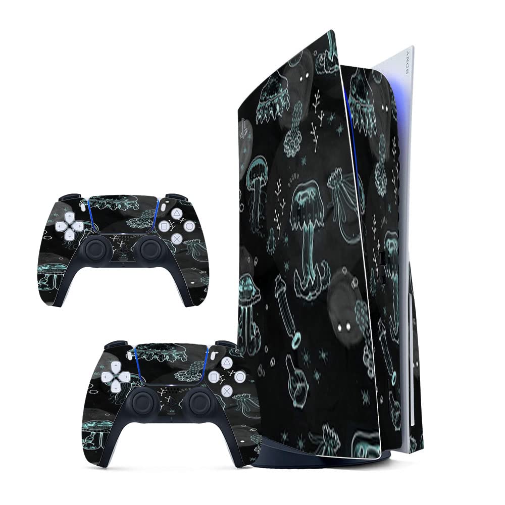 GADGETS WRAP Printed Vinyl Skin Sticker Decal for Sony PS5 PlayStation 5 Disc Edition Console & 2 Controller (Skin Only, Console & Controller not Included.) - Jelly Fish Multicolor (B0BW3PTZ8W) Amazon Price History, Amazon Price Tracker