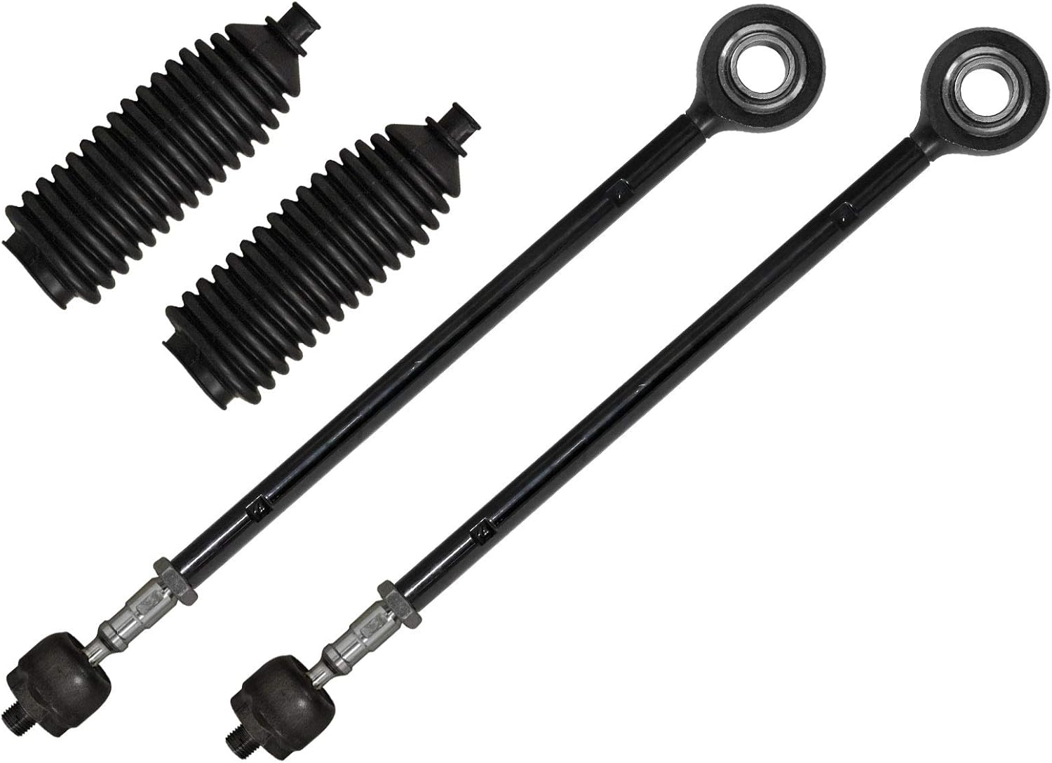 SuperATV Heavy Duty Tie Rod Kit for Polaris Ranger XP 900 High Lifter Edition (2016) - Complete with Chromoly Ends - Stock Length Replacement