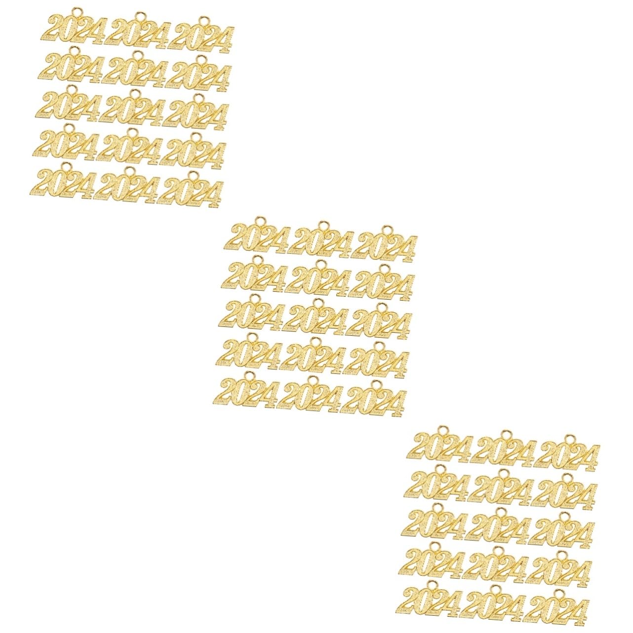Angoily 150 Piezas Dijes Colgantes Hacer Pulseras y Collares DIY Charms de Metal Dorado para Manualidades de Graduación Adornos Versátiles para Bisutería y Llaveros