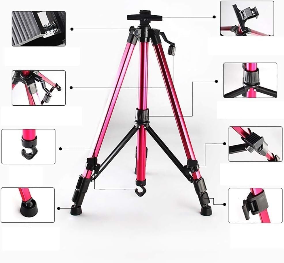 Artist Easel Stand, Painting Artist Easel Stand Display Easel Drawing Board Easels Aluminum Alloy Portable Sketching Easel, Stand-Type Student Adult Watercolor Display Easel, Foldable Painting Easel,