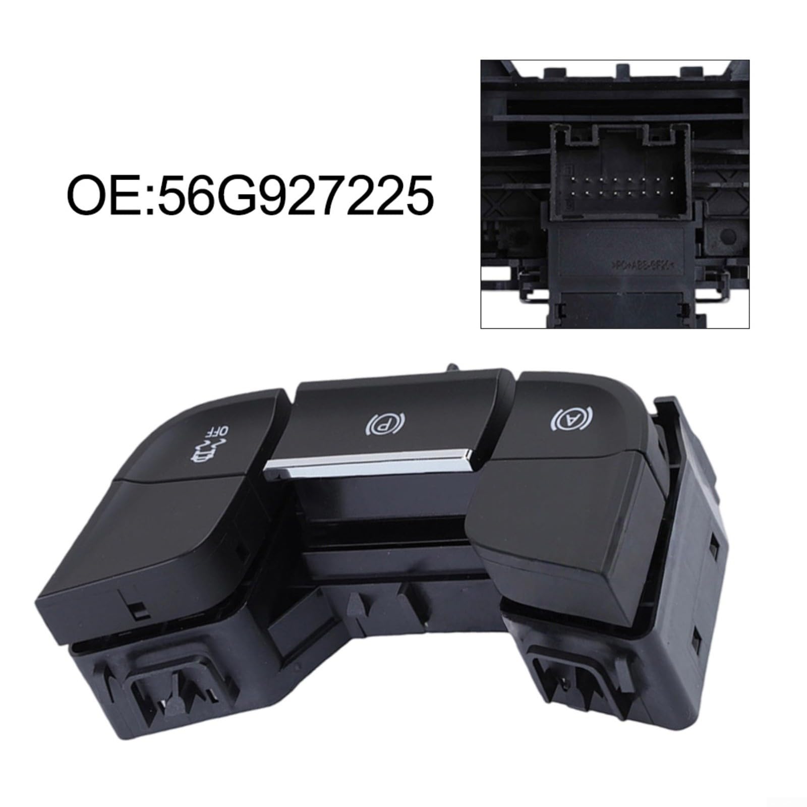 Elektronischer Handbremsen-Parkschalter für Kodiaq Für Karoq 2017-2020, OEM 56G927225 Schwarz Ersatz Bremsknopf
