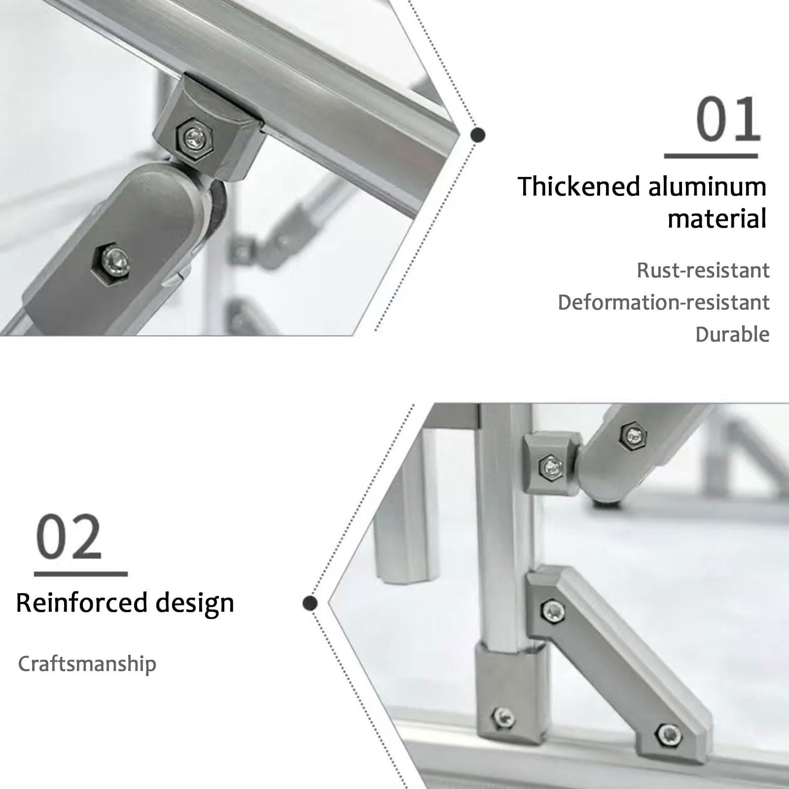 El Soporte Ajustable para Bastidor de Bordado Puede Girar 180 Grados, lo Que lo Hace Ideal para Manualidades y proyectos de Costura. Su diseño fácil de Usar Permite una Mayor precisión.