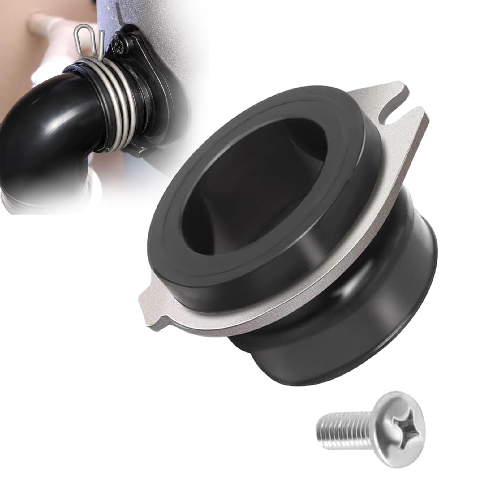 esBraque、 PICHET,POIRE CIUPEE,VERRE 75499 Flex Coupler Garbage Disposal Replacement Parts Compatible