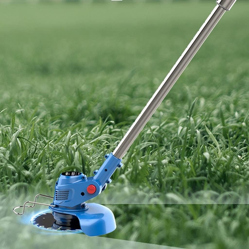 review Outdoor Power Tools Lawn Mowers & Tractors Lawn Trimmer Metal Trimming Tool Household Rechargeable Weed Cutter Retractable Weeder Metal Trimming Tool (Color : Yellow, Size : 11000mA-1)