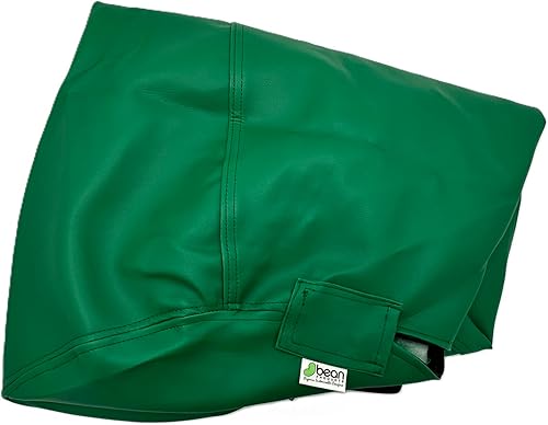 Miniatura 19 de Bean Products Puf grande de vinilo impermeable de grado marino | Relleno con cuentas de poliestireno y espuma CertiPUR | Fabricado en Estados Unidos