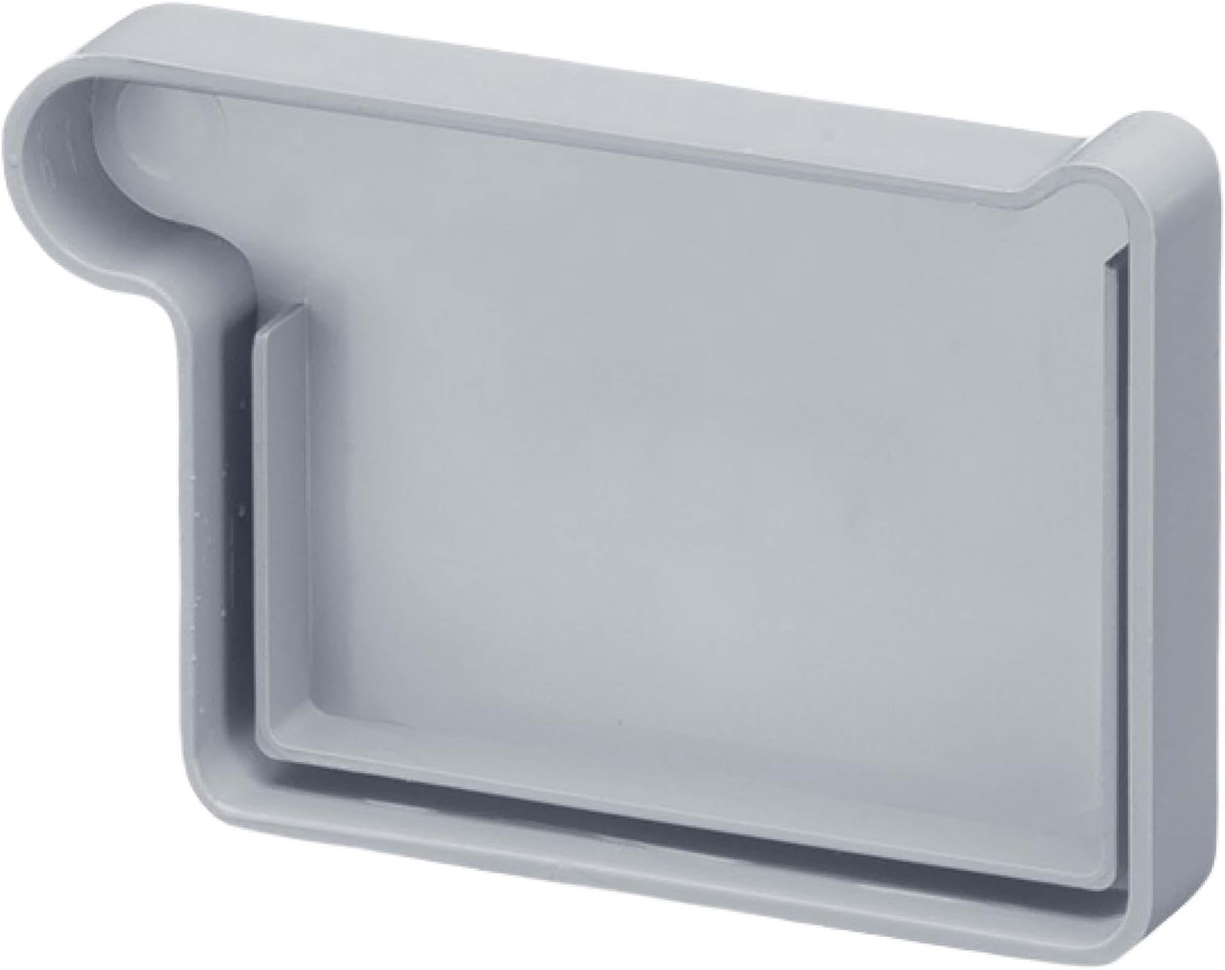INEFA Support Gouttière Réglable Carré PVC 68mm Gris - Montage Facile Et Stable Sur Surfaces Inclinées