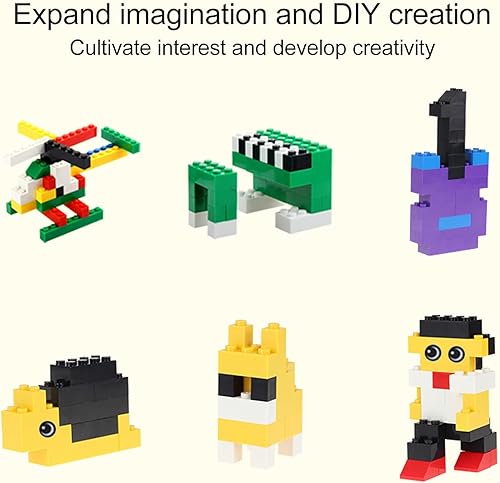 Miniatura 4 de EKIND Juego de ladrillos de construcción educativos clásicos de 2 x 2 con formas regulares, compatible con todas las principales marcas, cultiva la