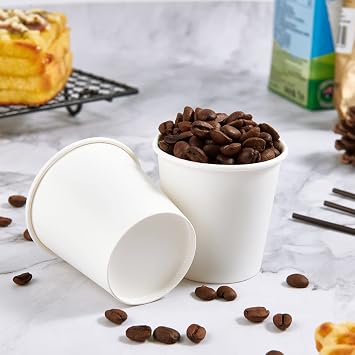 TV TOPVALUE 3 oz Paper Cups, 600 Count Disposable Bathroom Espresso Cups