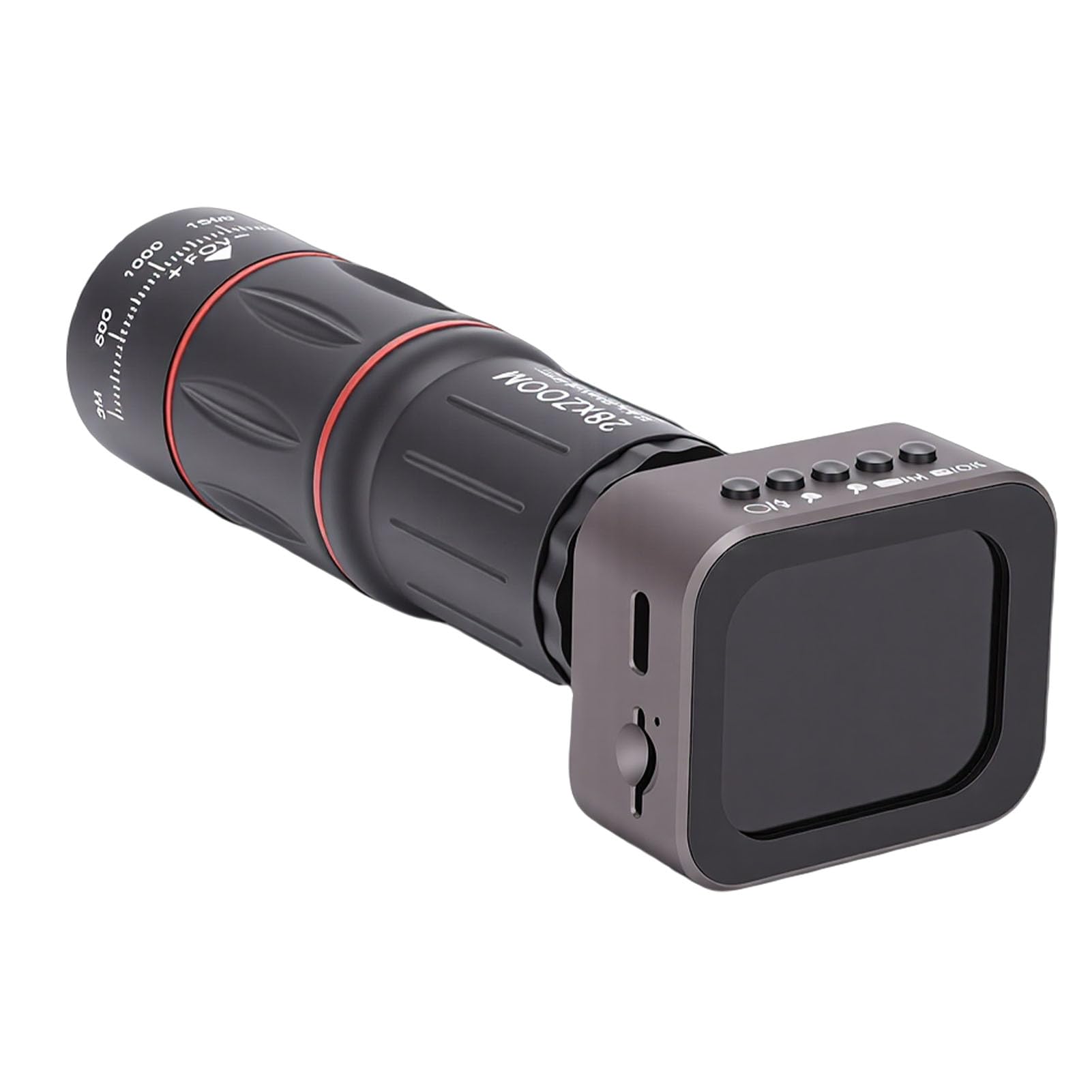 Sxhlseller Fotocamera Monoculare HD con Display da 2 Pollici |Teleobiettivo con Zoom Ottico 18X per l'osservazione della Fauna Selvatica, Birdwatching, Escursionismo, Viaggi