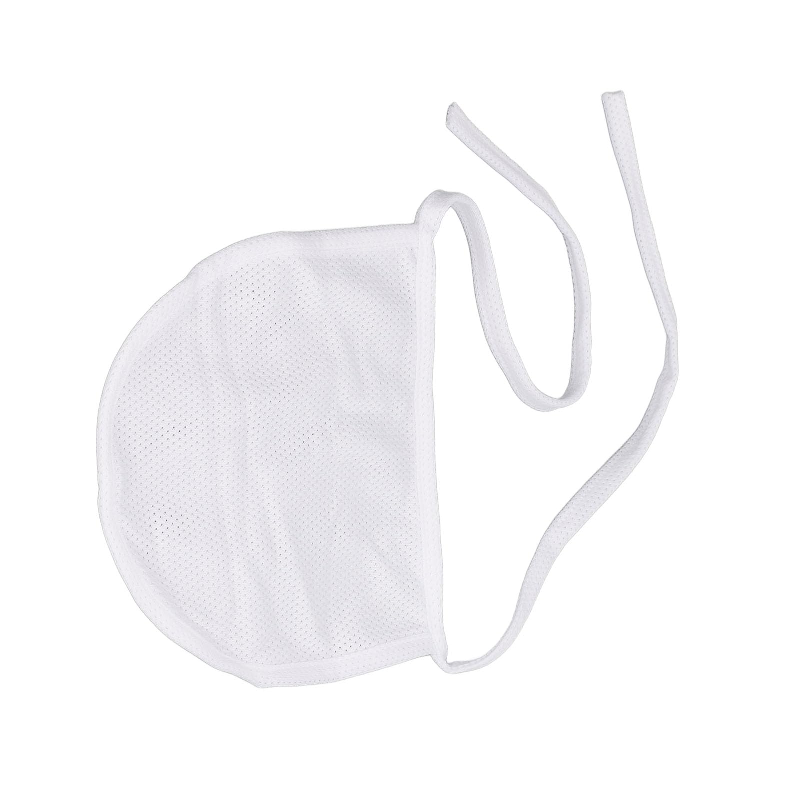 Kufoo Neck Stoma Protector,Lightweight Promotes Healing Breathable Tracheotomy Guard Adjustable Length For Laryngectomy(White)