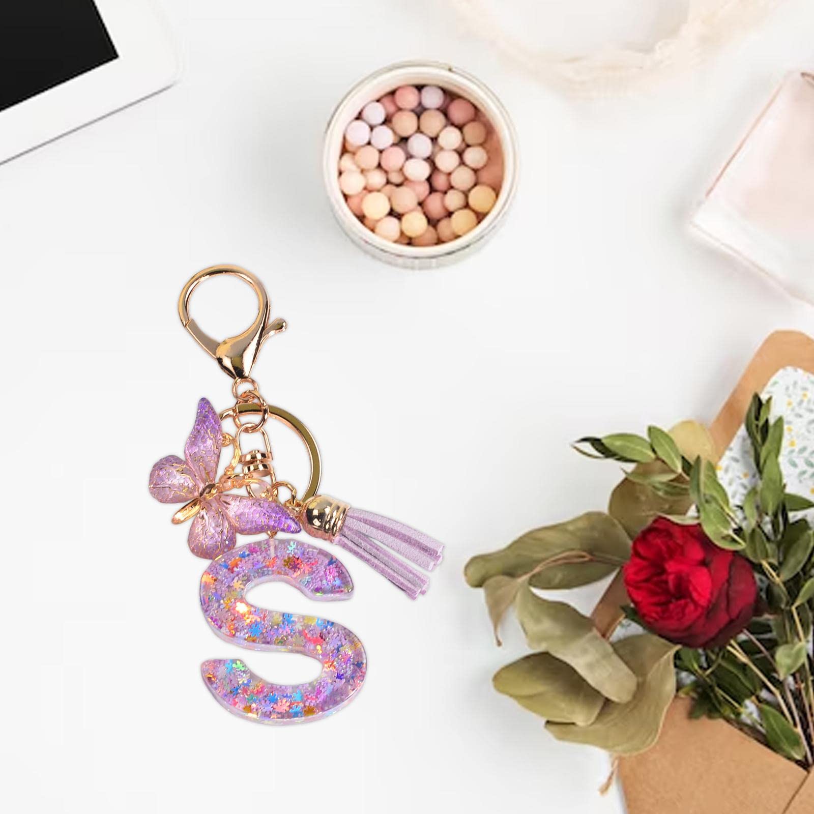 Generic 5X Harz Schlüsselanhänger Ornamente Mädchen Frauen Geschenke