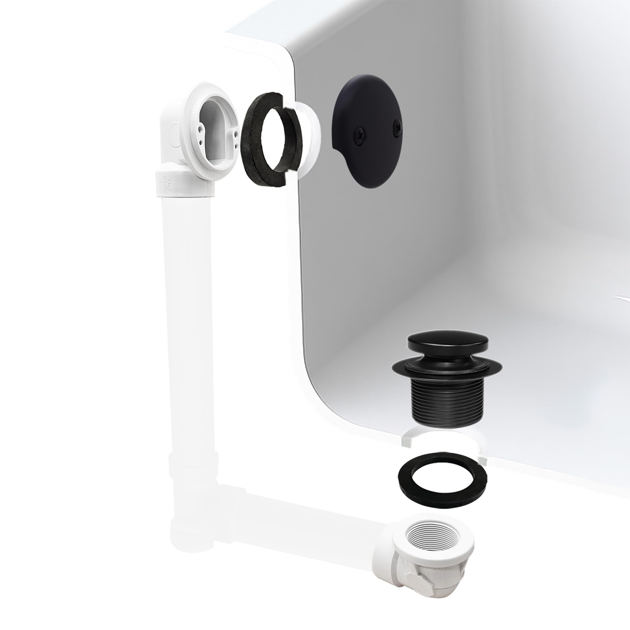 Westbrass D532-62 Paquete de Fontanero, Matte Black