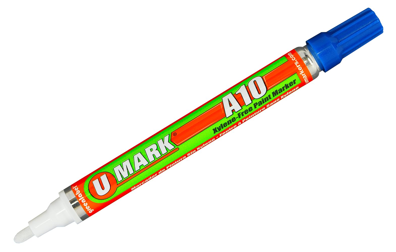 U-Mark A10 Xylene-Free Paint Marker Blue (Pack of 12) 10102