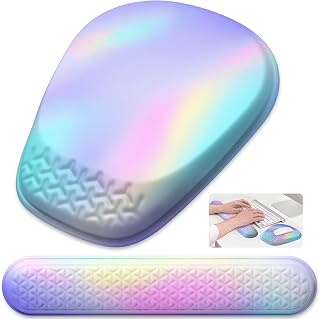 Ergonomic Mouse Pad with Wrist Rest, Memory Foam Support for Office
