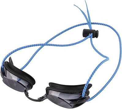 Oumers Bungee Goggle Strap Kit(4-Pack), Adjustable Replacement Swimming Goggle Straps with Cord Lock Clamp for Swim Goggles Anti Fog Racing Kids Goggles |Universal Durable, One Size Fits All