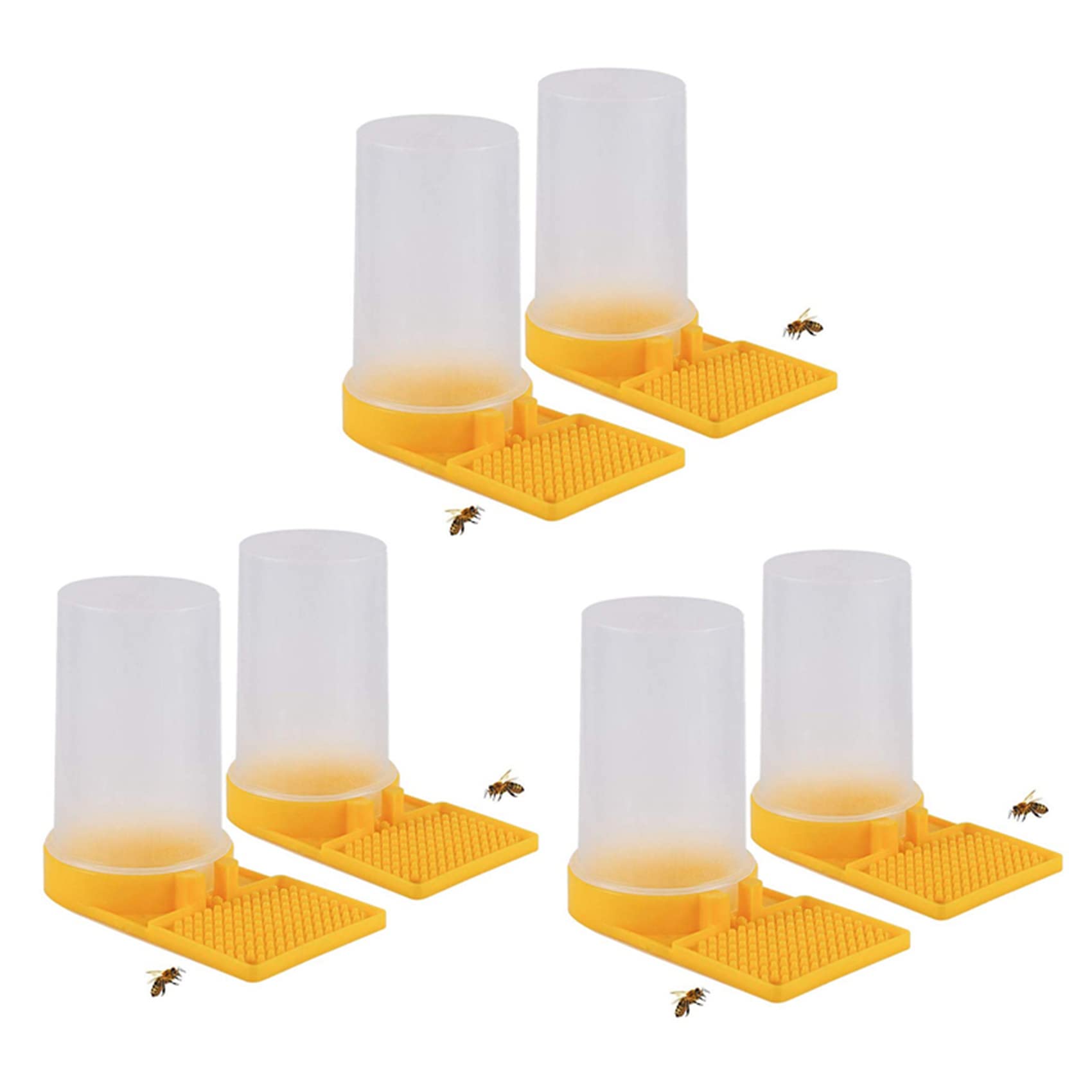 Jnchdghwa 6 Pack Beehive Beekeeping Water Dispenser Honey Beehive Entrance Feeder Bee Drinking Beekeeping Equipment