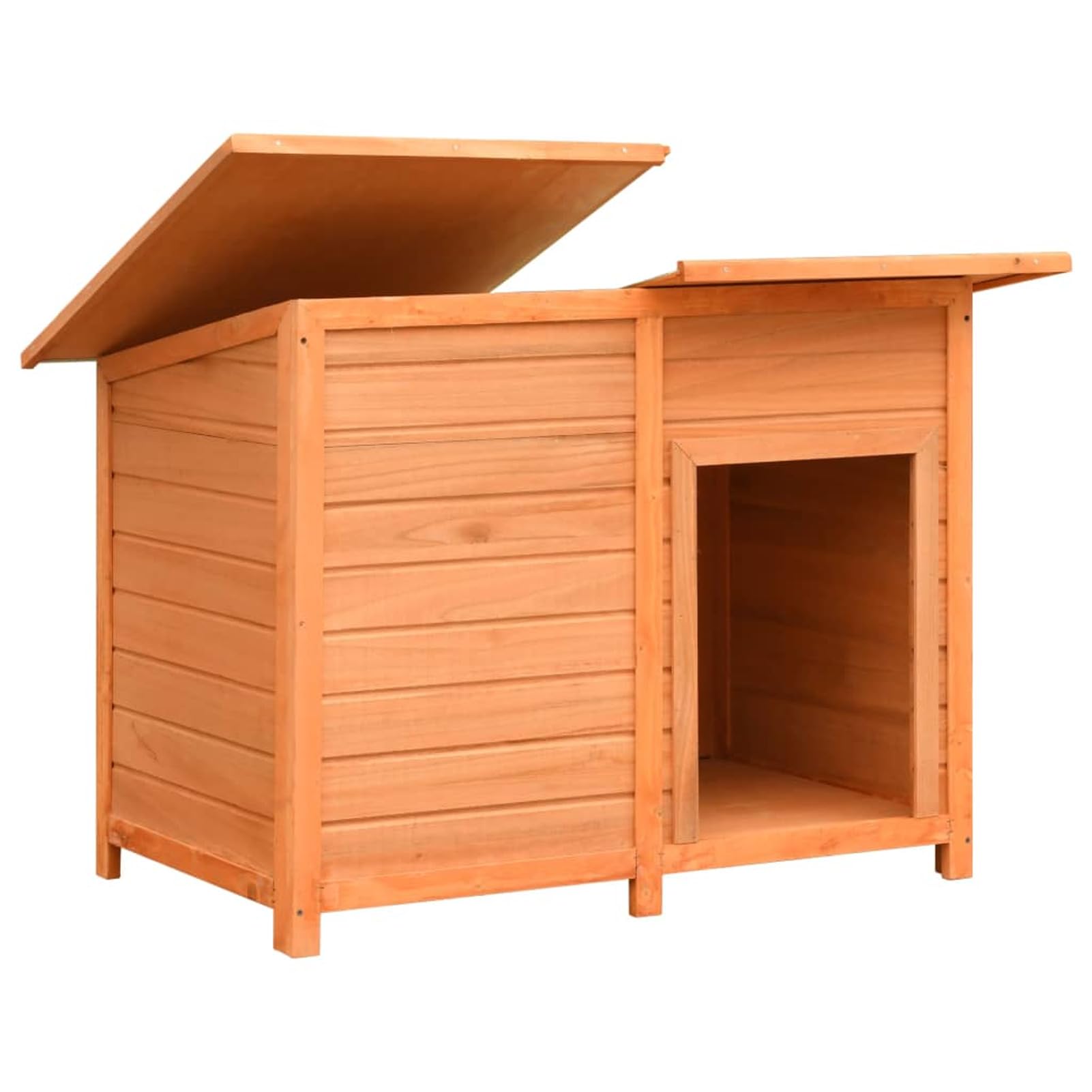 Homgoday Gabbia per cani in legno di pino massiccio e abete, 120 x 77 x 86 cm, per interni ed esterni, cuccia per animali domestici e articoli per animali domestici
