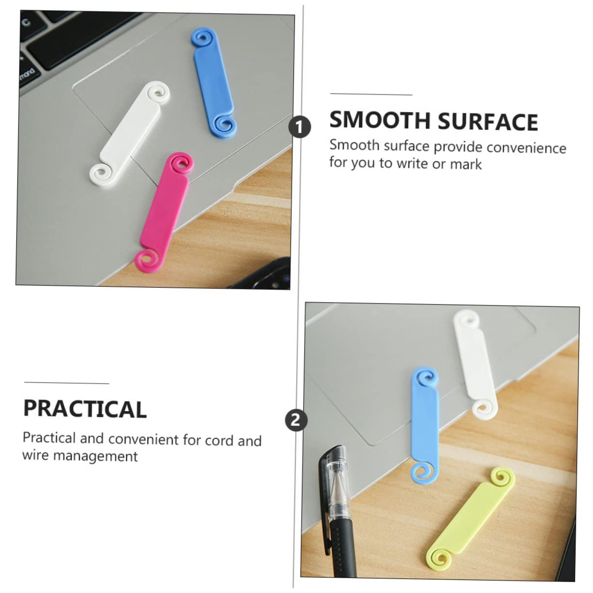 SHINEOFI 150pezzi Etichette Identificative Cavi Multicolore Etichette Per Gestione Cavi Usb e Alimentazione Pratiche e Riusabili Per Rete e Caricabatterie