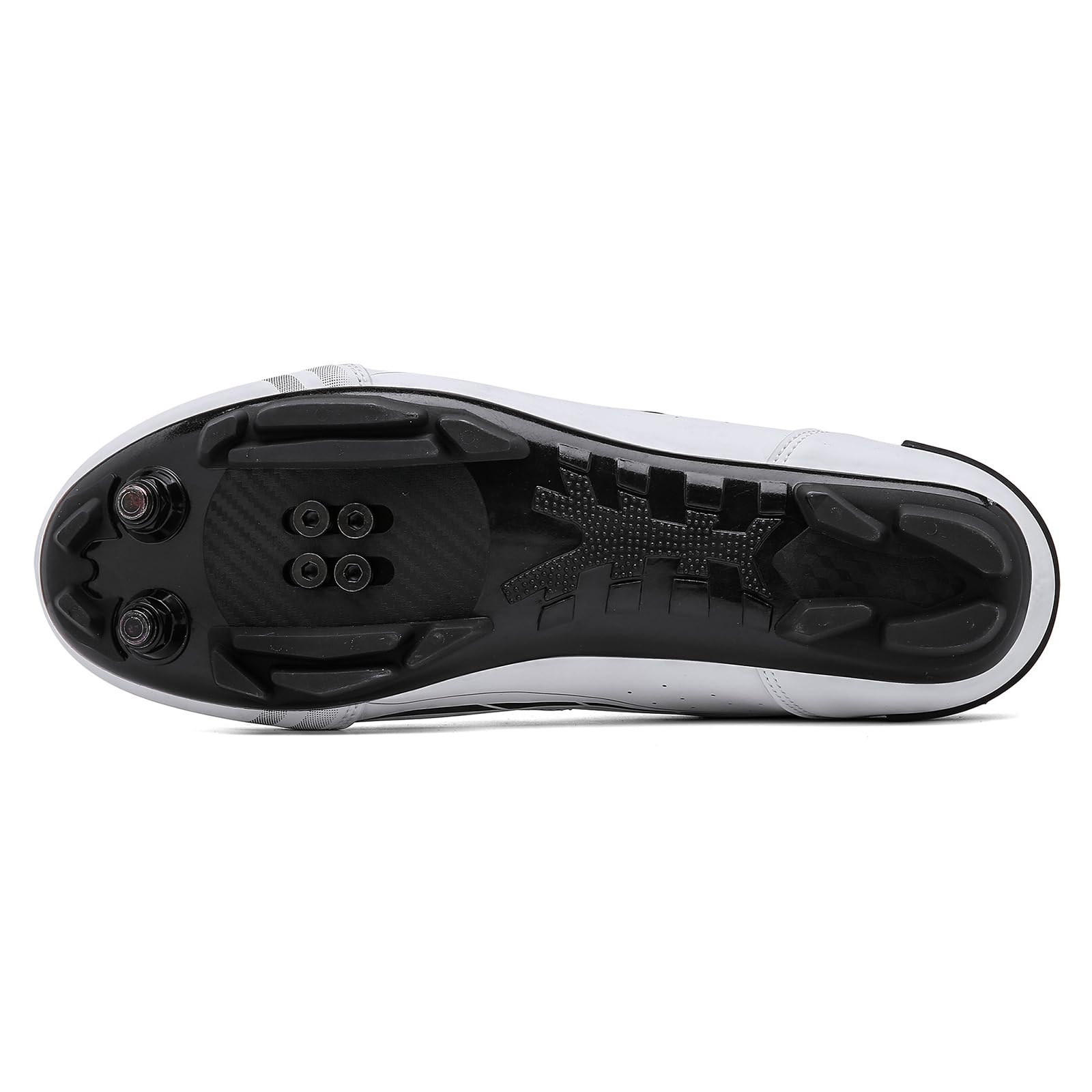 MTB Schuhe Herren Fahrradschuhe Mountainbike Schuhe Kompatibel mit Shimano SPD 2-Bolts-Pedalen mit Stollen, für Rennschuhe in Innen- und Außenbereiche