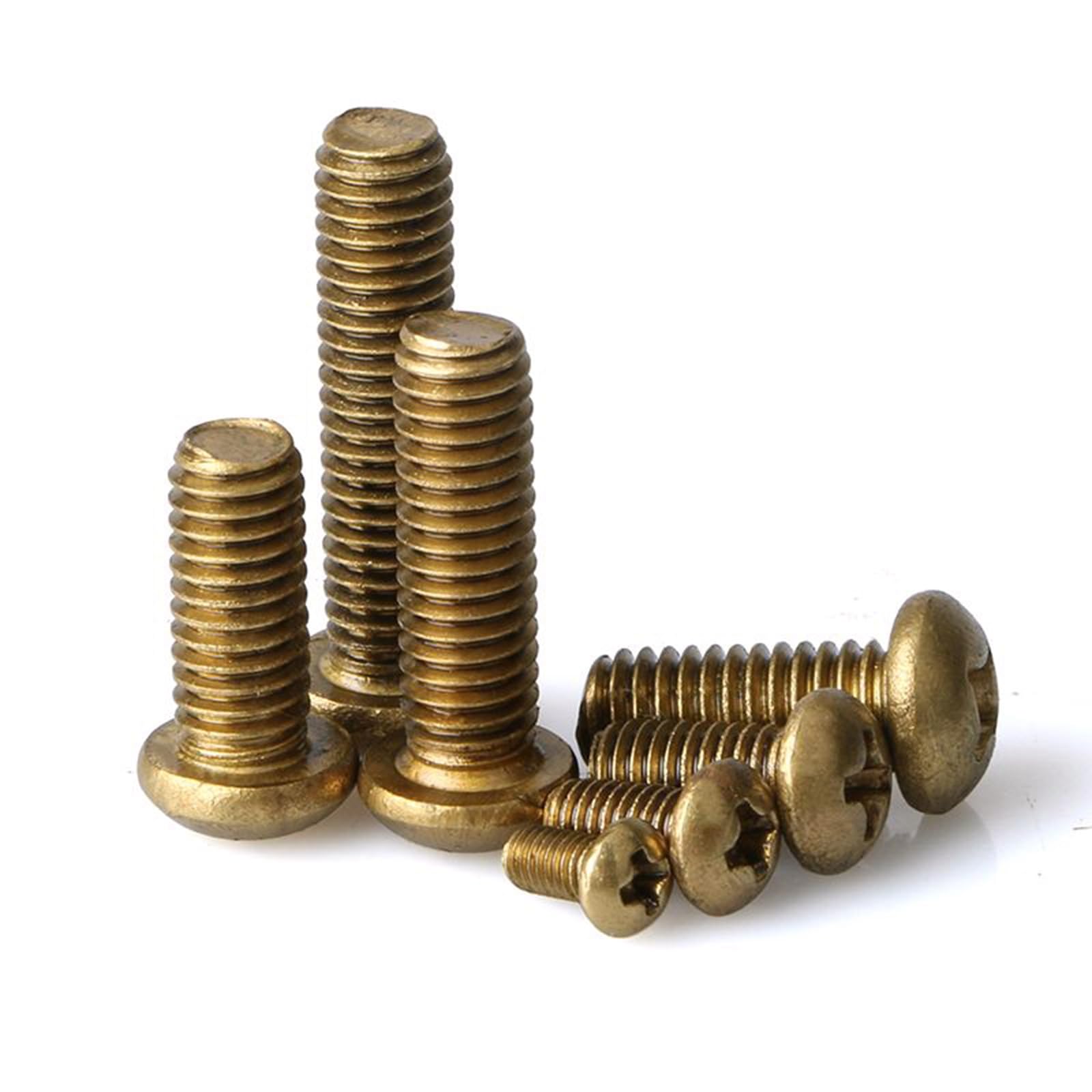 tornillos de latón, M2 M25 M3 M4 M5 M6 M8 Tornillos de cobre Phillips(M8,60mm)