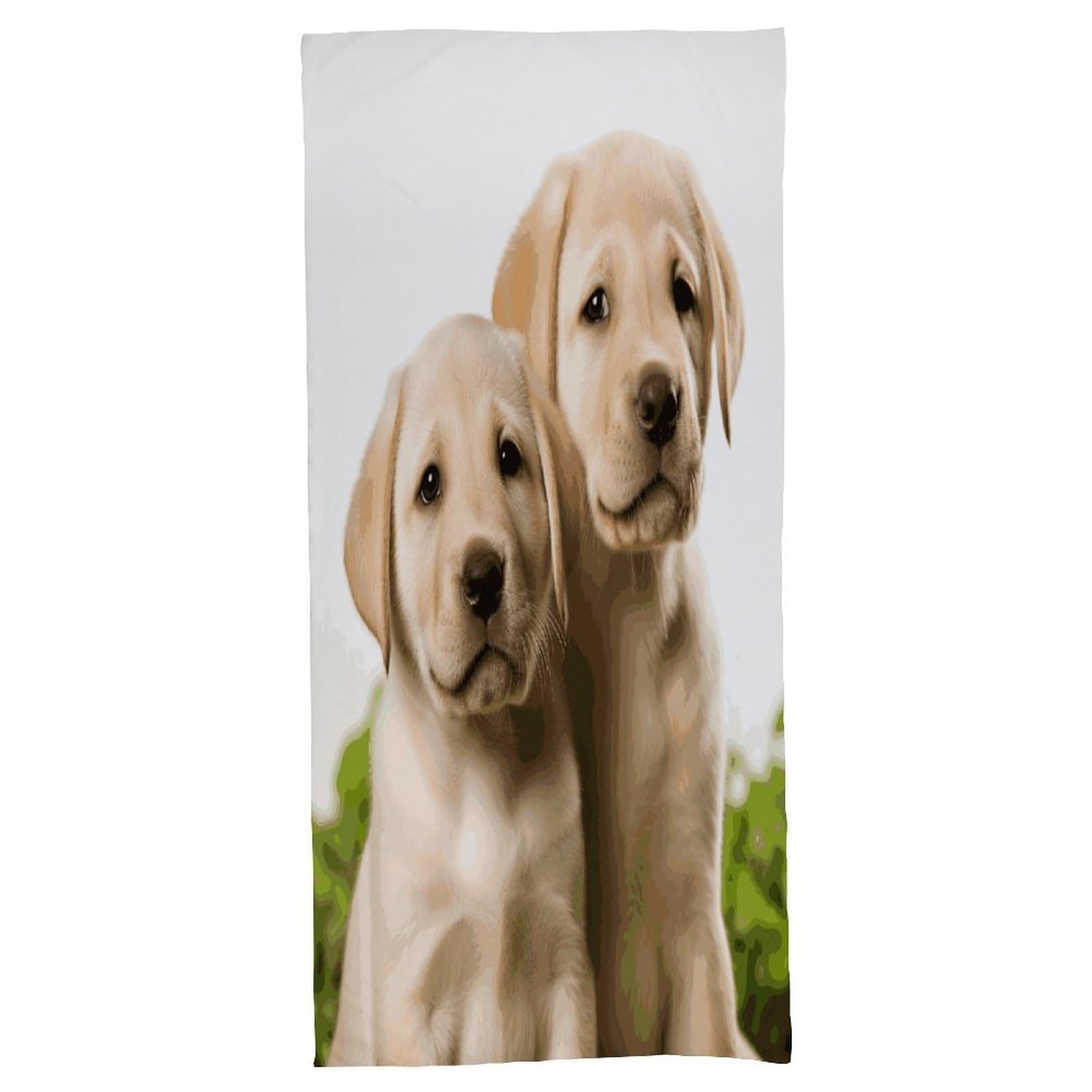 Fekiloot Men's Style Funny Labrador Puppy Dog Bath Towel Highly Absorbent,Beach Towels For Wo,Pool Towel Bathroom Essential For Beach,Gym,Travel, Camp