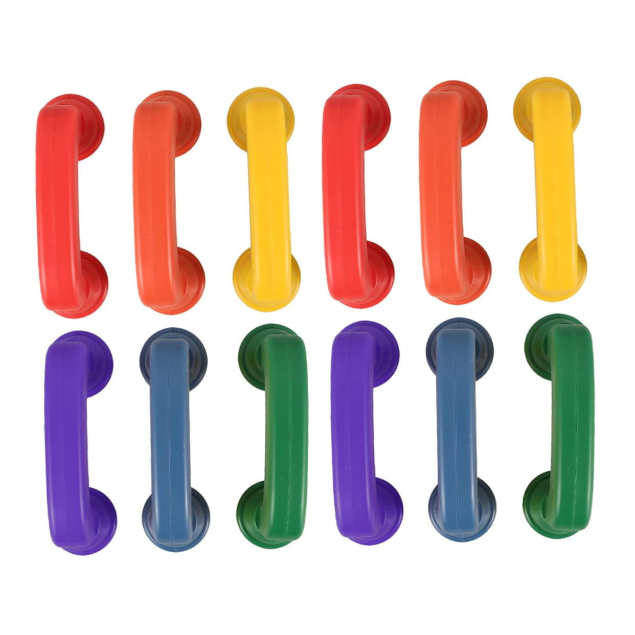 VANZACK Lot de 12 Téléphones Jouets à Chuchoter pour Garçon et Filles, Abs Léger, Lecture en Classe, Améliore la Fluidité Prononciation