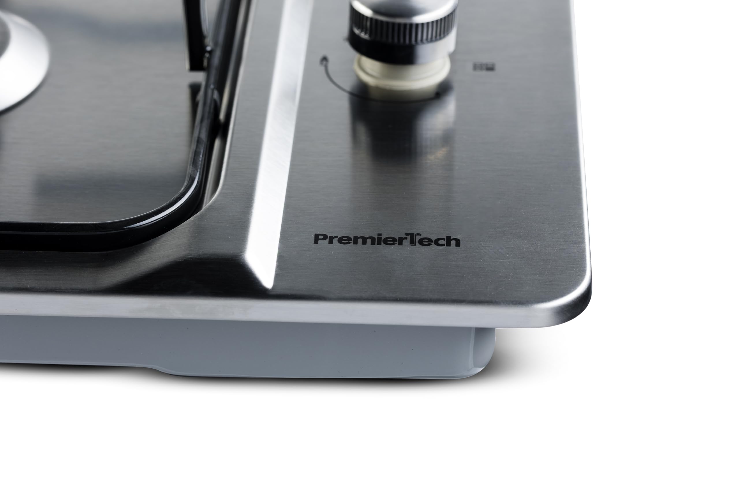 PremierTech Piano Cottura a Gas, 4 fuochi, 60cm, da Incasso 56x48cm, Acciaio Inox, predisposto Metano e kit ugelli GPL inclusi, P460IN