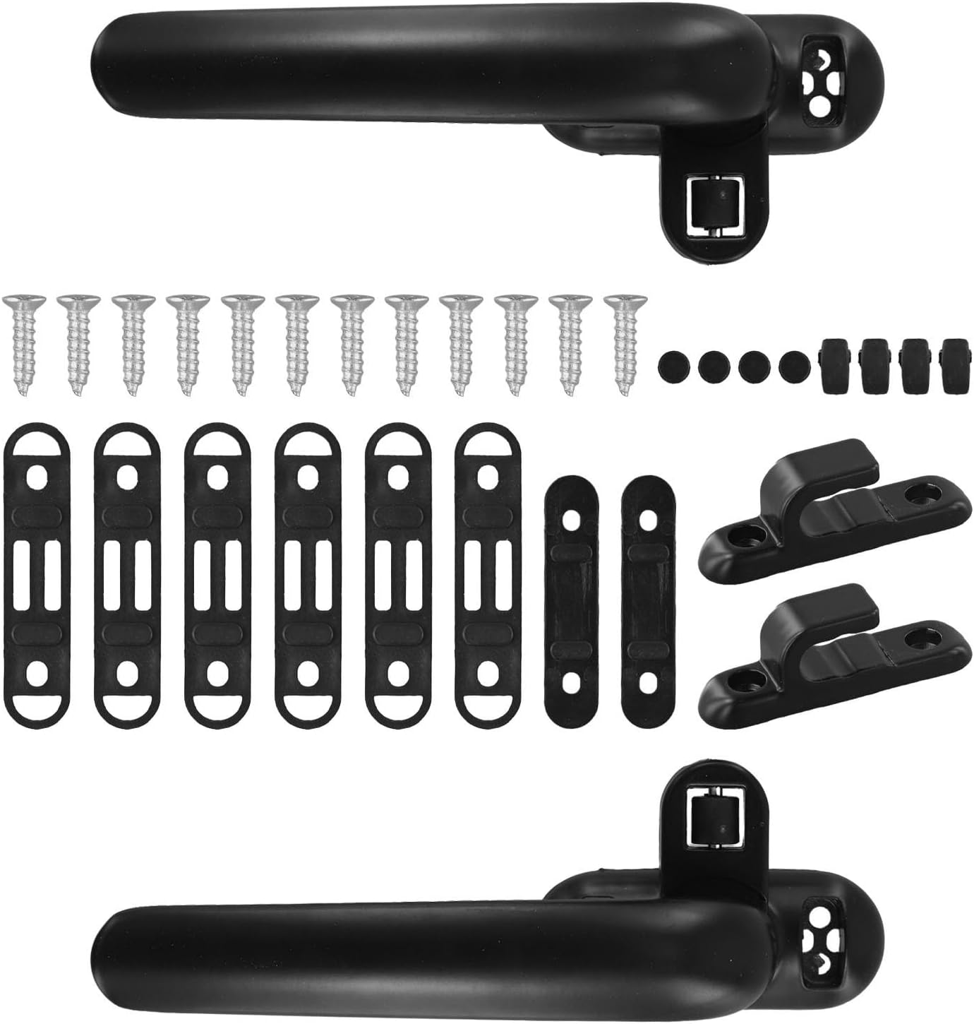 Aluminum Alloy Sliding For Window Handle Replacement Part - Left and Right Set for Home, Office