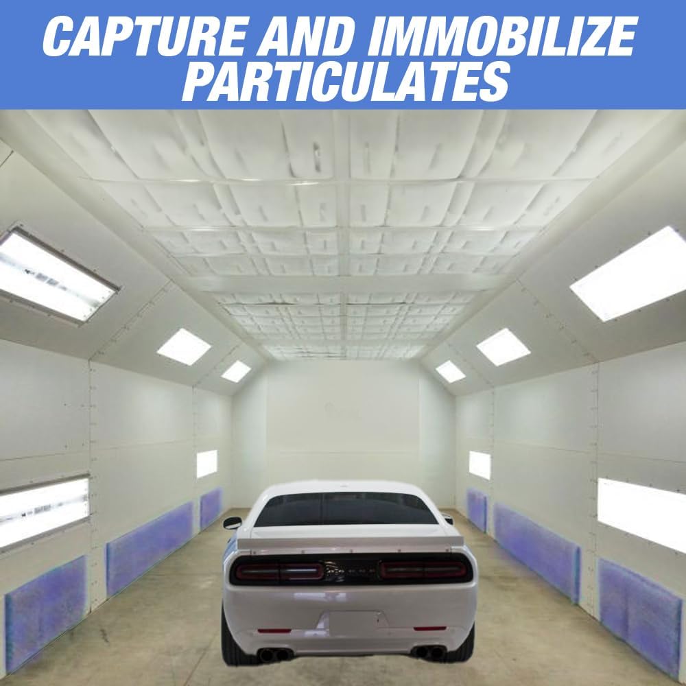 US Filters Paint Booth Tacky Intake Filter Pad Tacky Spray Booth Intake Filter Paint Booth Filters for Air Filter System Paint Booth Home (Internal Wire) - 20 Pack (20" x 20") 26501
