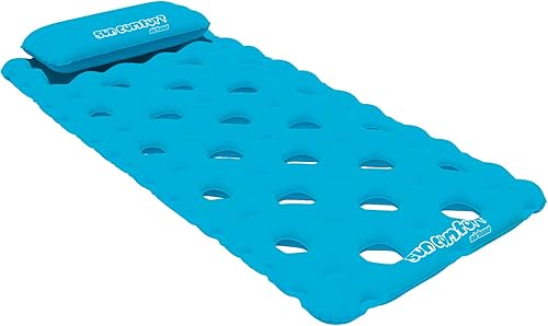 AIRHEAD SUN COMFORT COOL SUEDE - Colchón para piscina (zafiro, modelo AHSC-024)
