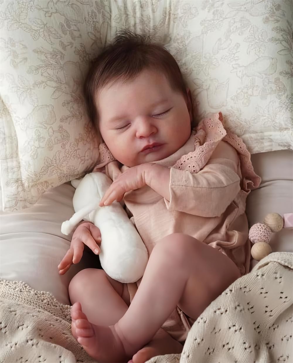 OYESY Lifelike Reborn-Baby Dolls 19 Inch Realistic Baby Dolls Sleeping Real Life Newborn Baby Dolls That Look Real Realistic Toddler Doll Soft Vinyl Body